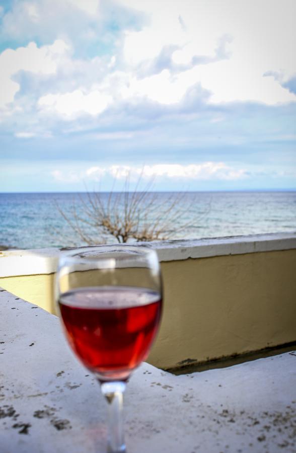 Pelagion II Sea Coral - Beachfront Holiday Home Kypseli Zewnętrze zdjęcie