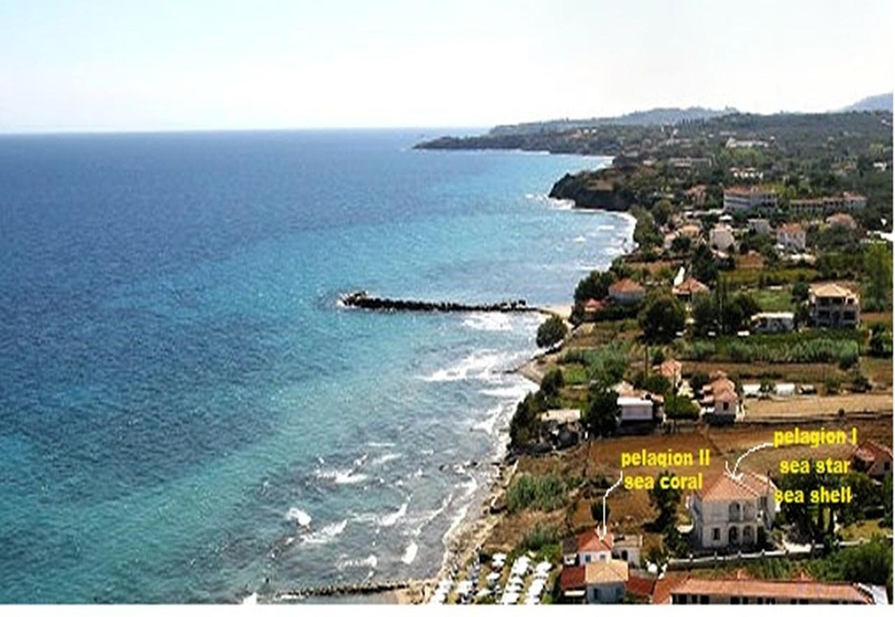 Pelagion II Sea Coral - Beachfront Holiday Home Kypseli Zewnętrze zdjęcie